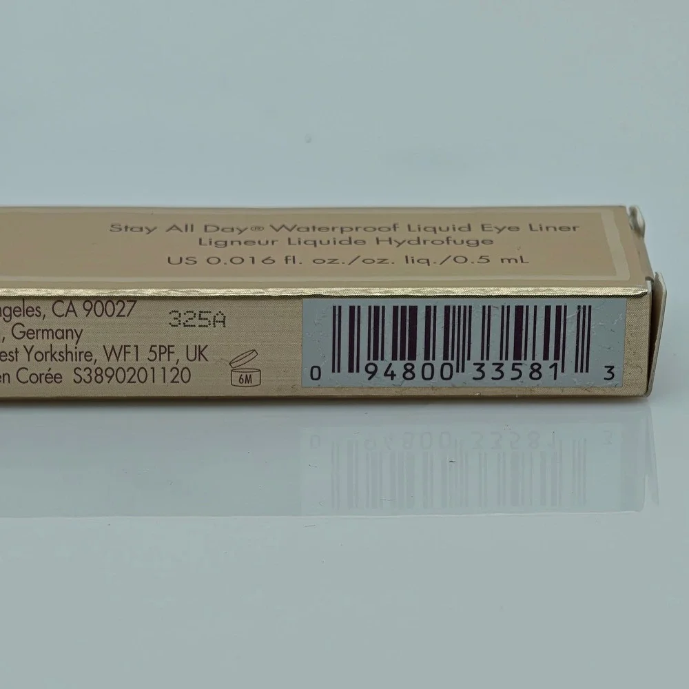 Stila Stay All Day Waterproof Liquid Eye Liner Dark Brown 0.016 fl oz New in Box